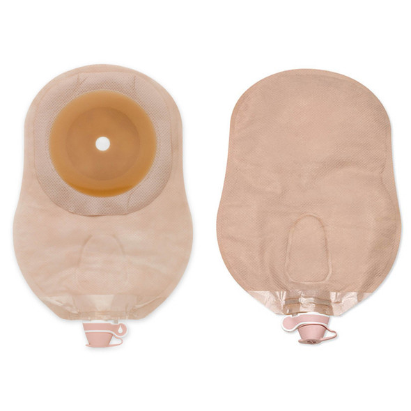 Urostomy Pouch Premier‚ One-Piece System 9 Inch Length Flat, Trim to Fit Drainable 84490 Box of 10