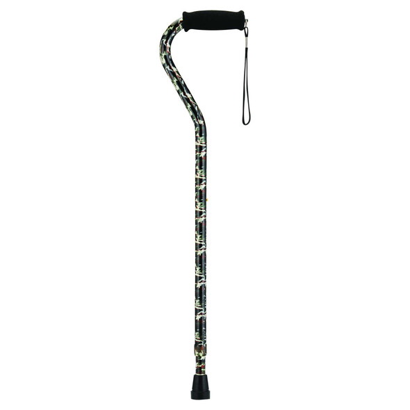 Offset Cane Nova Aluminum 30 to 39 Inch Height Camouflage Print 1070CF Case of 12 08-WBA90108 Nova Ortho-Med 1167036_CS