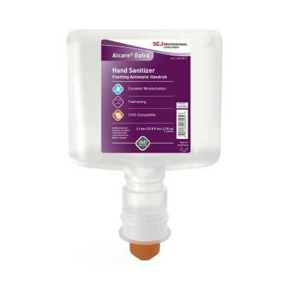 Hand Sanitizer Alcare Extra 1 000 mL Ethyl Alcohol Foaming Dispenser Refill Bottle 101561 Case/6 14301 DebMed USA 1112888_CS