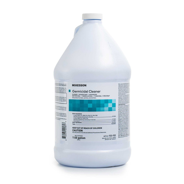 McKesson Surface Disinfectant Cleaner Alcohol Based Manual Pour Liquid 1 gal. Jug Alcohol Scent NonSterile 153-152 Case/4 201060 MCK BRAND 1103353_CS