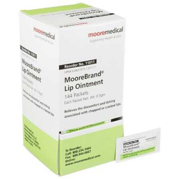 Lip Balm McKesson 0.5 gm Individual Packet 61024 Box of 144 59433400 McKesson 1111734_BX