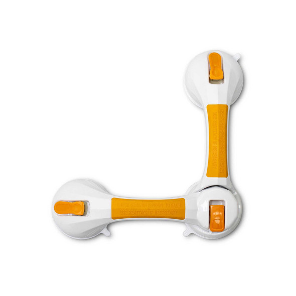Rotating Suction-Cup Grab Bar McKesson White / Yellow Plastic 146-RTL13084 Each/1 006-40 MCK BRAND 1103383_EA