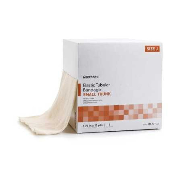 Elastic Tubular Support Bandage McKesson Spandagrip 6-3/4 Inch X 11 Yard Small Trunk Standard Compression Pull On Natural Size J NonSterile 182-13117J Box/1 706055 MCK BRAND 1112852_BX
