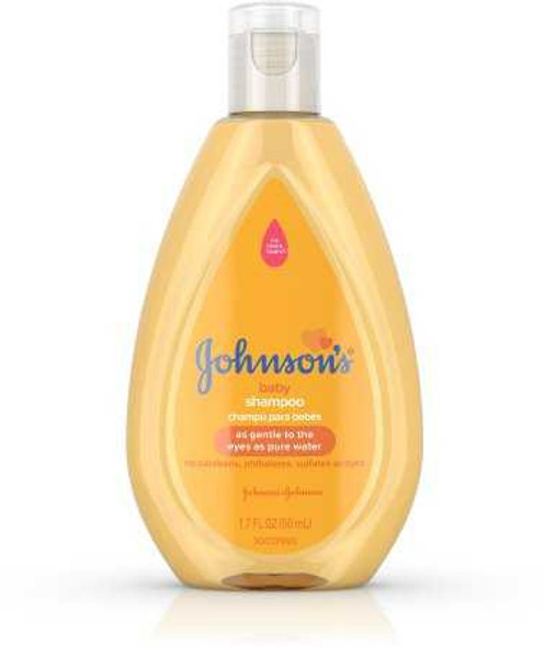 Baby Shampoo Johnson s no more tears 1.7 oz. Flip Top Bottle Scented 10381371025616 Each/1 53-FC5 Johnson & Johnson Consumer 1111782_EA