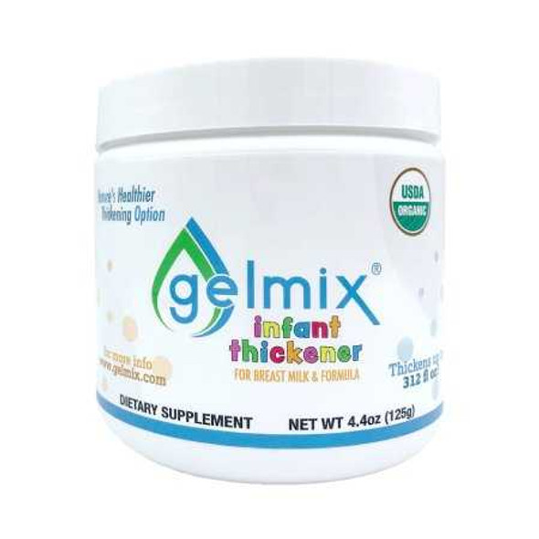 Infant Formula and Breast Milk Thickener Gelmix 4.4 oz. Jar Unflavored Powder Nectar Consistency GEL-WHO-004 Each/1 155652 Parapharma Tech LLC 1136571_EA