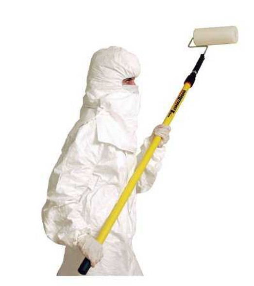 Cleanroom Tacky Roller PolyTack White Foam Disposable PR18F Each/1 6402-A Connecticut Clean Room 1131964_EA