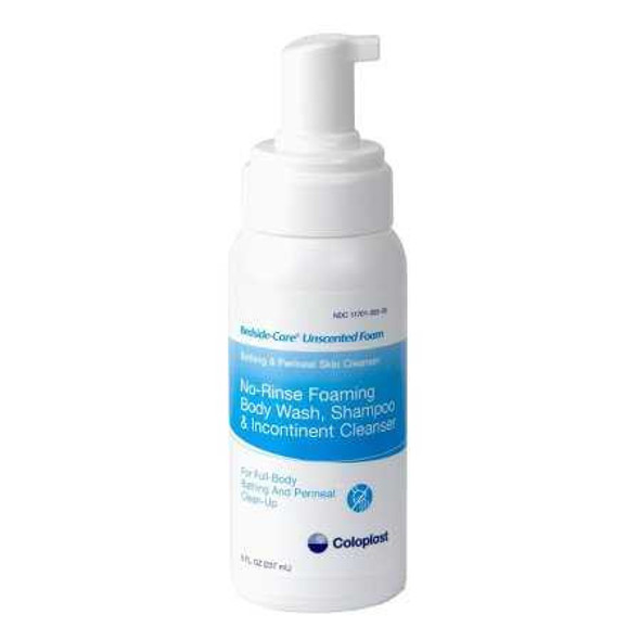 Rinse-Free Shampoo and Body Wash Bedside-Care8.1 oz. Pump Bottle Unscented 67146 Case/12 1669H Coloplast 1077625_CS