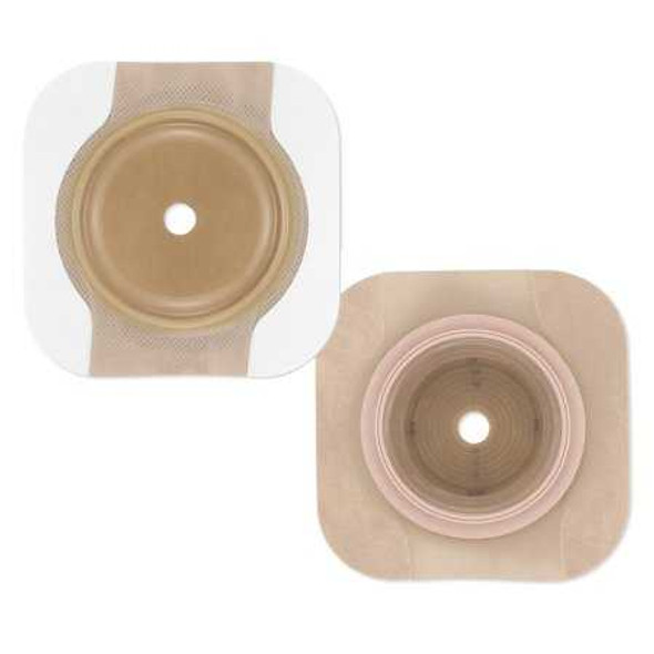 Ostomy Barrier New Image CeraPlus Pre-Cut Extended Wear Adhesive Tape Borders 57 mm Flange Red Code System 1-1/4 Inch Opening 11906 Box/5 112 Hollister 1158422_BX