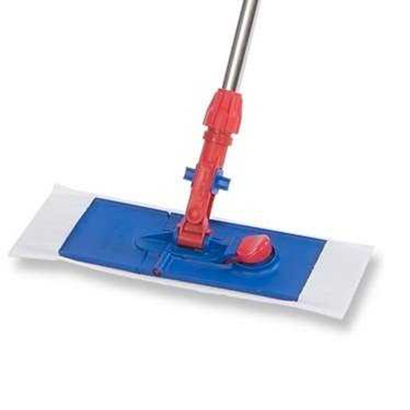 Cleanroom Wet / Dry Mop Pad ContecMicroCinch White Microfiber Disposable HCPM5001 Bag/8 P03672 Contec Inc 1135809_BG