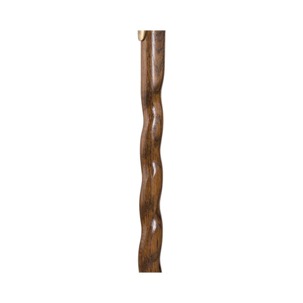 Hiking Staff Brazos Wood 37 Inch Height Twisted Brown Oak Print 502-3000-0239 Each/1 MP00096C Mabis Healthcare 1149591_EA