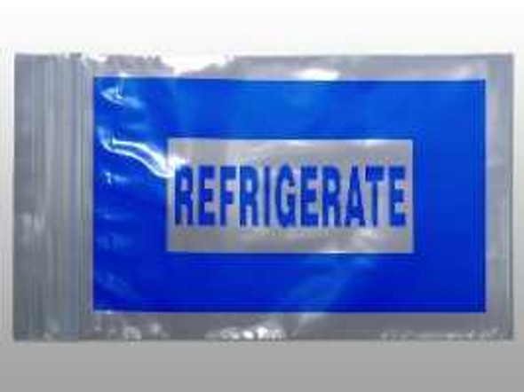Reclosable Refrigerate Bag 9 x 12 Inch LDPE Clear / Blue Seal Top Closure F20912BREF Case of 1000 BV7124GRNPB Elkay Plastics 1083854_CS