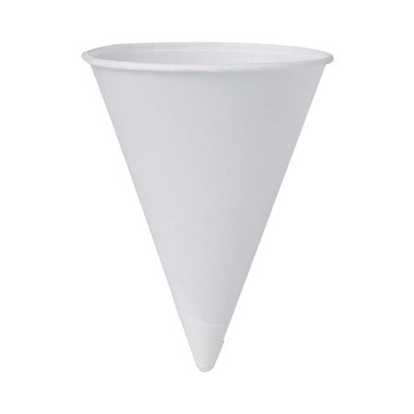 Paper Cone Cup Bare® 4 oz. White Paper Disposable 4R-2050 Sleeve/200 709900 Bare® 1015609_SL