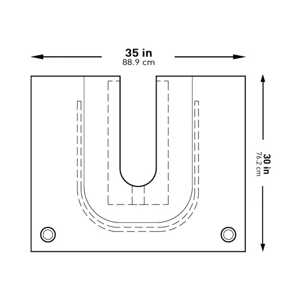 Orthopedic Drape McKesson U-Drape with Pouch 35 W X 30 L Inch Sterile 183-I80-09169-S Pack/1 72414 MCK BRAND 1101294_PK