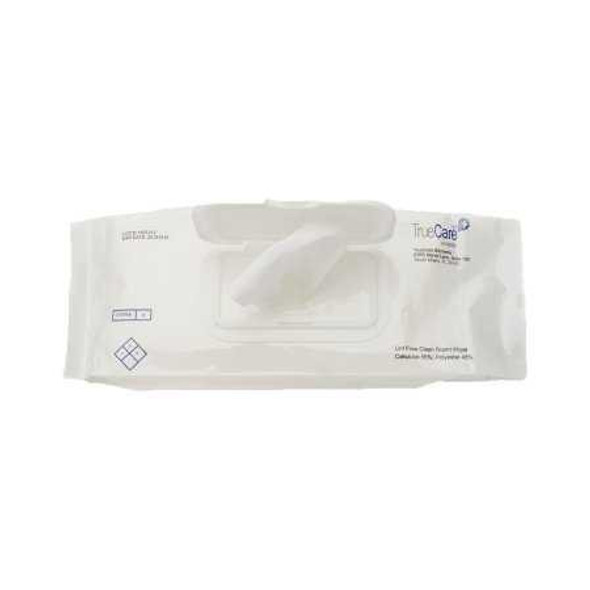 TrueCare Surface Disinfectant Cleaner Premoistened Cleanroom Manual Pull Wipe 30 Count Soft Pack Disposable Alcohol Scent Sterile TCBWALC30 Case/24 111452 TrueCare Biomedix 1136428_CS