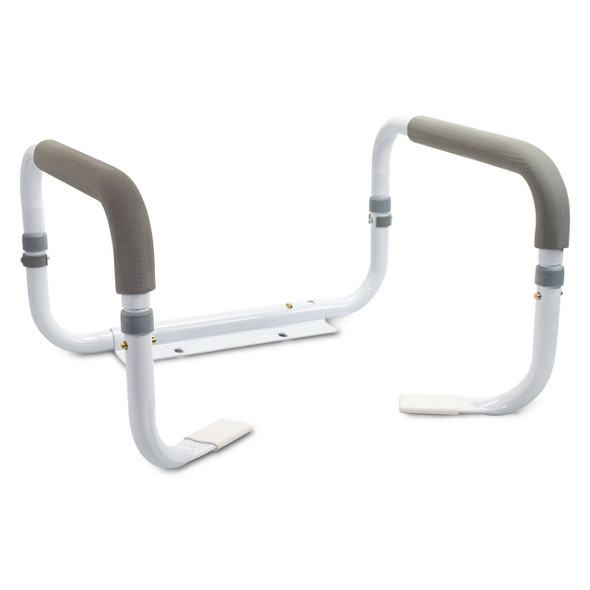 Toilet Safety Rail McKesson White Steel 146-RTL12087 Pack of 1 3176 McKesson 1095389_EA