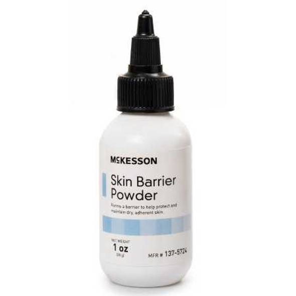 Ostomy Barrier Powder McKesson 1 oz. Puff Bottle Protective Skin Barrier 137-5724 Each/1 15251 MCK BRAND 1081296_EA