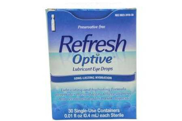 Eye Lubricant Refresh Optive 0.01 oz. Eye Drops 00023341630 Box/30 405468 Allergan Pharmaceutical 798860_BX