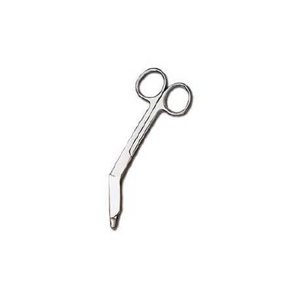 Bandage Scissors ADC Lister 5-1/2 Inch Length Floor Grade Stainless Steel NonSterile Finger Ring Handle Angled Blunt Tip / Blunt Tip 301 Each/1 7.99E+11 AMERICAN DIAGNOSTIC CORP 256810_EA