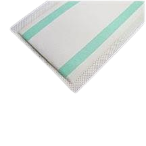 Cleanroom Wet Mop Pad PharmaMOP SingleSTEP‚ Sahara Green / White Microfiber / Polyester / Foam Disposable FS859SHST Case of 100