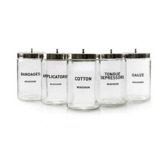 Sundry Jar McKesson 4-1/4 X 7 Inch Glass Clear 63-4010 Set/1 4008SC MCK BRAND 476666_ST