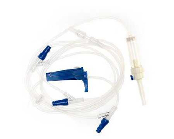 Primary Administration Set McKesson 10 Drop / mL Drip Rate 110 Inch Tubing 3 Ports TCBINF6537-A Box/50 3663 MCK BRAND 1173995_BX
