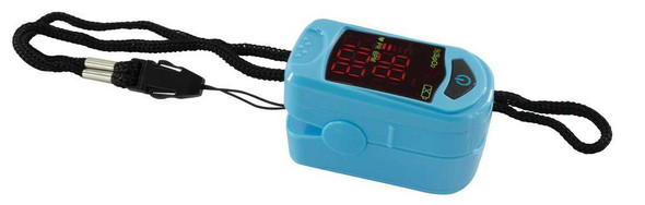 Fingertip Pulse Oximeter Battery Operated Visible Alarm FGR41800 0000 Each/1 HERH6639HC Roscoe Medical 1156279_EA