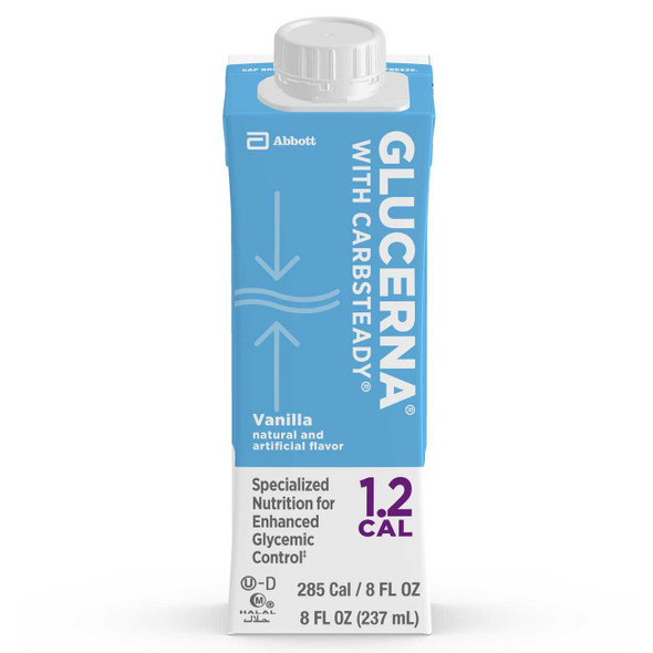 Oral Supplement Glucerna 1.2 Cal Vanilla Flavor Ready to Use 8 oz. Carton 64918 Case/24 19304 ABBOTT NUTRITION 1048235_CS