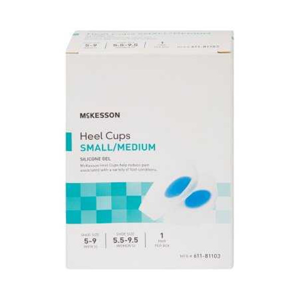 Heel Cup McKesson Small / Medium Without Closure Male 5 to 9 / Female 5-1/2 to 9-1/2 Foot 611-81103 Pair/1 14646 MCK BRAND 1132300_PR