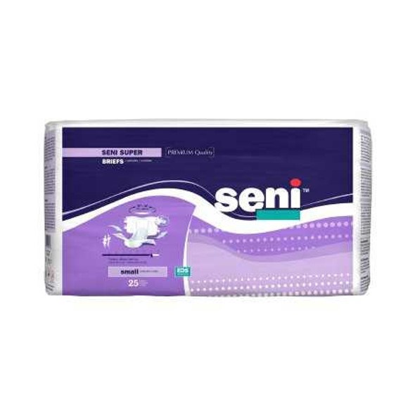 Unisex Adult Incontinence Brief Seni Super Small Disposable Heavy Absorbency S-SM25-BS1 Case/75 59431900 TZMO USA Inc 1163834_CS