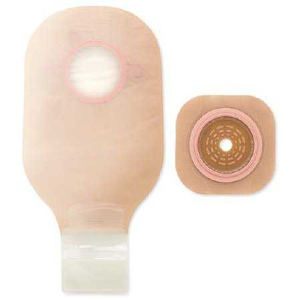 Ostomy Pouch Kit New Image Two-Piece System up to 1-3/4 Inch Stoma Drainable Flat Trim to Fit 19603 Box/5 650940 Hollister 1117774_BX