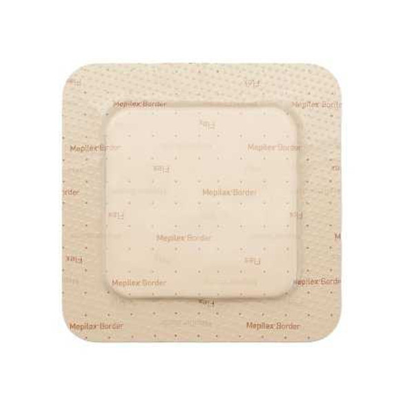 Foam Dressing Mepilex Border Flex 4 X 4 Inch Square Adhesive with Border Sterile 595300 Case/50 53431 Molnlycke 1114380_CS