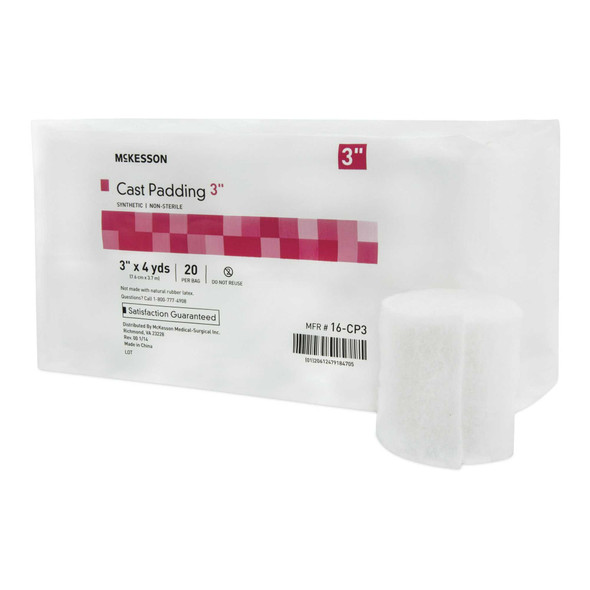 Cast Padding McKesson 3 Inch X 4 Yard Polyester NonSterile 16-CP3 Case/80 17245 MCK BRAND 734225_CS