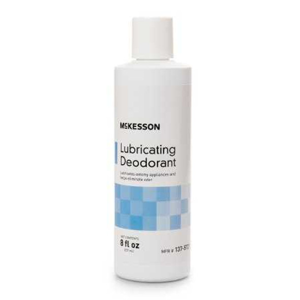Lubricating Ostomy Appliance Deodorant McKesson Lubricating 8 oz. Squeeze Bottle Unscented 137-5721 Each/1 30054-180 MCK BRAND 1081293_EA