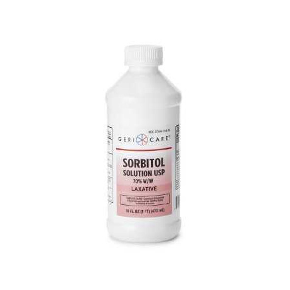 Diuretic Laxative Geri-Care Liquid 16 oz. 70% Strength Sorbitol Q758-16-GCP Bottle/1 PS-02P MCK BRAND 555698_BT