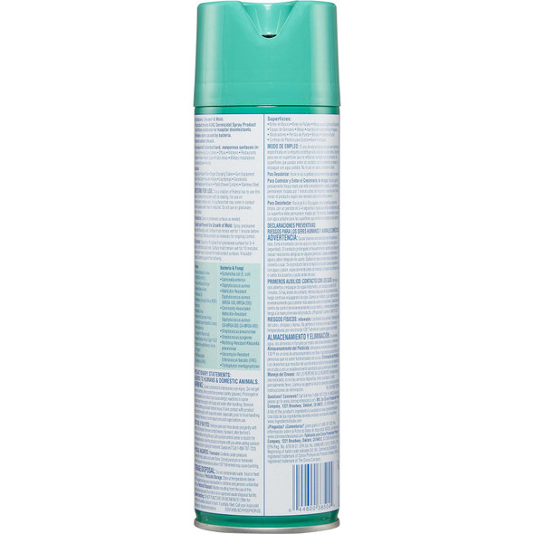 Clorox Commercial Solutions Surface Disinfectant Alcohol Based Aerosol Spray Liquid 19 oz. Can Fresh Scent NonSterile 38504CT Case/12 8.61E+11 THE CLOROX COMPANY 585450_CS