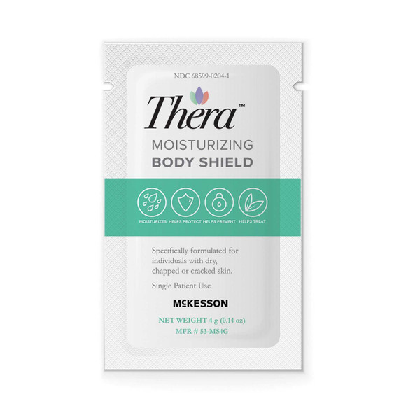 Skin Protectant Thera Moisturizing Body Shield 4 Gram Individual Packet Scented Cream 53-MS4G Pack/1 26-036869-001 MCK BRAND 1049768_PK