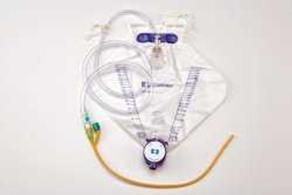 Indwelling Catheter Tray Curity Foley 18 Fr. 5 cc Balloon Latex 6156- Each/1 176990 Cardinal 10467_EA