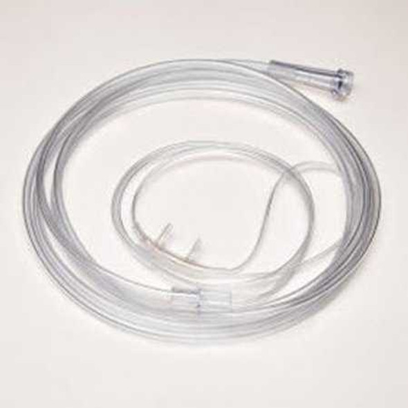 ETCO2 Nasal Sampling Cannula with O2 Delivery Micro Flow Delivery Salter-StyleMicro Adult Curved Prong / NonFlared Tip 1616-4-50 Case/50 24-4012-1 Sun Med 866553_CS