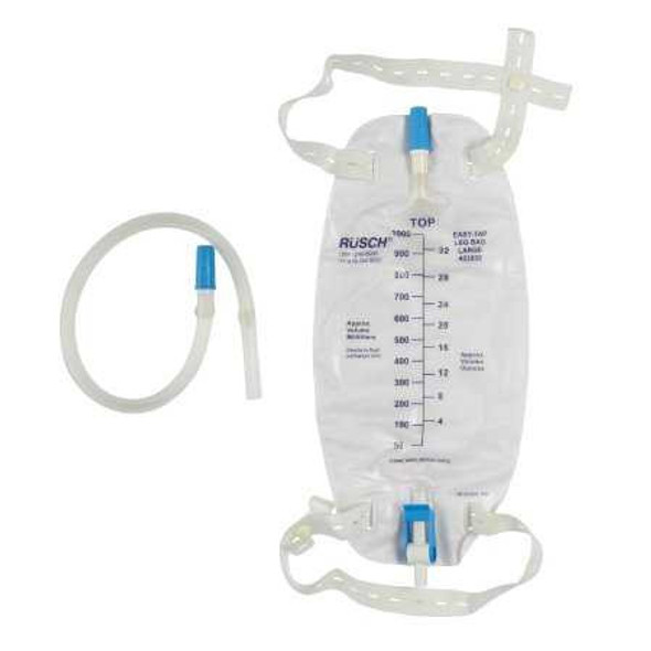 Urinary Leg Bag Easy Tap Anti-Reflux Valve Sterile Fluid Path 950 mL Vinyl 453932 Box/24 Jun-71 Teleflex LLC 549965_BX