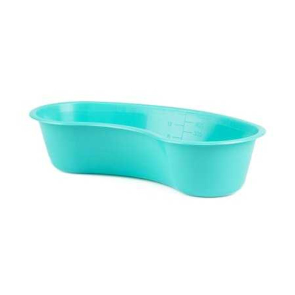 Emesis Basin Turquoise 500 cc Plastic Single Patient Use H300-07 Case/250 16-4738 MEDEGEN MEDICAL PRODUCTS LLC 148660_CS