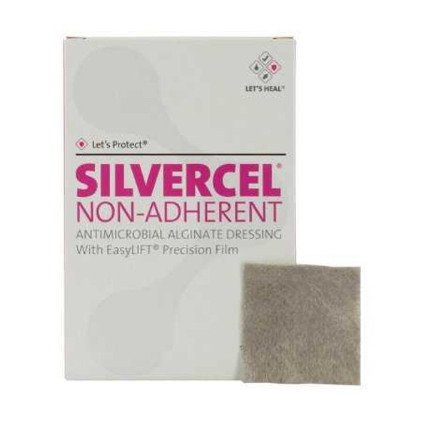 Silver Alginate Dressing Silvercel 4 X 8 Inch Rectangle Sterile 800408 Each/1 19202 3M Systagenix/KCI 865329_EA