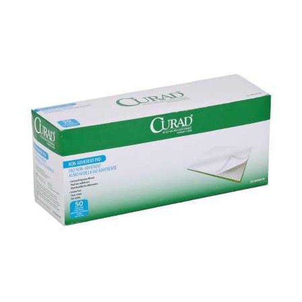 Non-Adherent Dressing CuradCotton / Polyester 3 X 8 Inch Sterile NON25720 Box/50 0165L20 MEDLINE 475333_BX