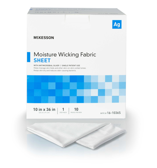 Silver Moisture Wicking Fabric McKesson 10 X 36 Inch Rectangle Sterile 16-1036S Case/60 8881200573 MCK BRAND 1152161_CS