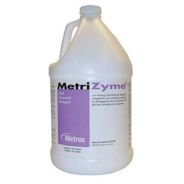 Dual Enzymatic Instrument Detergent MetriZymeLiquid RTU 1 gal. Jug Mint Scent 10-4000 Case/4 162-1135 Metrex Research 929309_CS