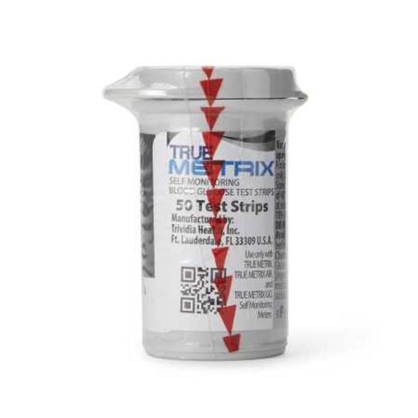 Blood Glucose Test Strips Truemetrix® 50 Strips per Pack R3H01-450 Case of 24 1425 Truemetrix® 984033_CS