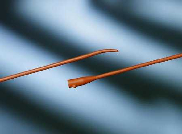Urethral Catheter Bardia Coude Tip Red Rubber 12 Fr. 16 Inch 802512 Case/100 CXC32L Bard 851509_CS