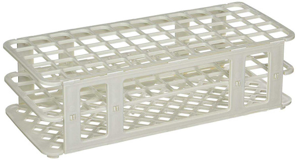 Stacking Test Tube Rack Globe Scientific 456500 Series 60 Place 16 to 17 mm Tube Size White 2-4/5 X 4-1/8 X 9-3/5 Inch 456503 Each/1 DYND15203 Globe Scientific 530047_EA