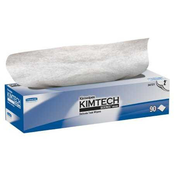 Delicate Task Wipe Kimtech Science Kimwipes Light Duty White NonSterile 2 Ply Tissue 14-7/10 X 16-3/5 Inch Disposable 34721 Case/15 8.52E+11 Kimberly Clark 52386_CS