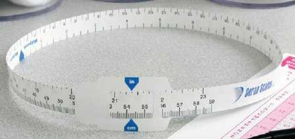 Circumference Measure Tape 23 Inch Teflon Reusable English / Metric DSACC10 Pack/15 45510000 Doran Scales 886450_PK