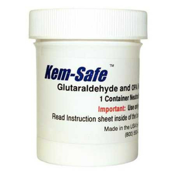 OPA / Glutaraldehyde Neutralizer Kem-Safe RTU Powder 6 oz. Container Single Use 9075 Case/24 7608 Kem Medical Products 676930_CS